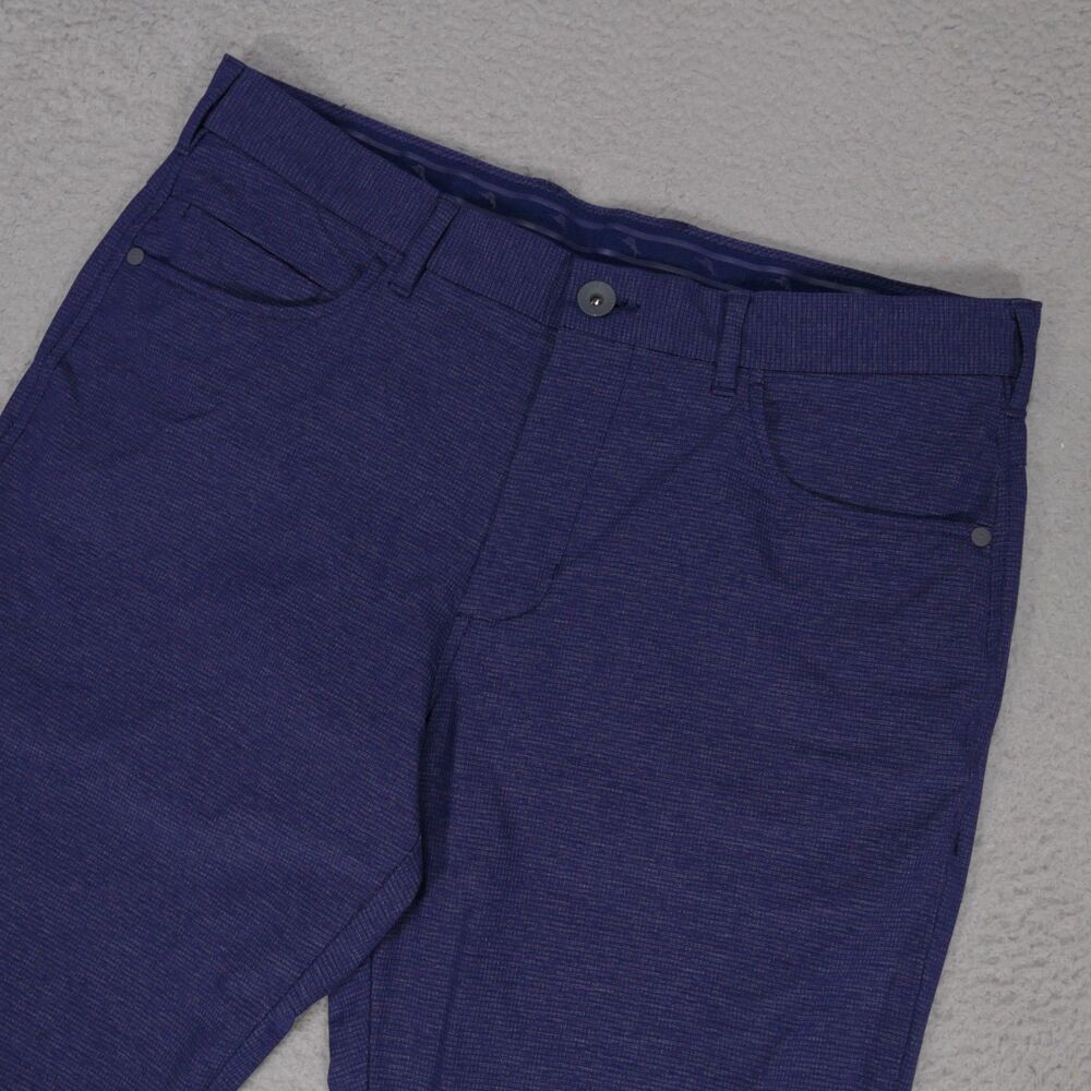 Tommy Bahama Chip Shot Golf Pants Mens 34x30 Blue Chino Polyester Spandex